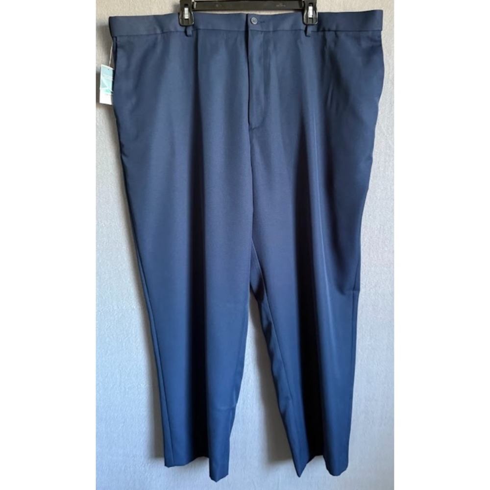 Grand Slam Golf Pants Men 46x32 Blue‎ Performance Straight Leg Stretch  Casual